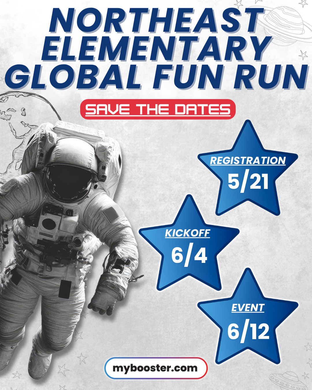 Northeast Elementary Global Fun Run — Save the Date