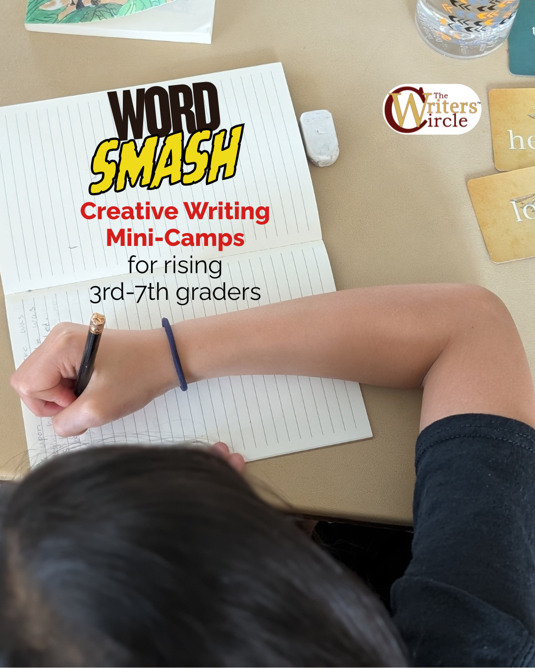 WordSMASH Summer 2026 — Writers Circle creative writing mini-camp