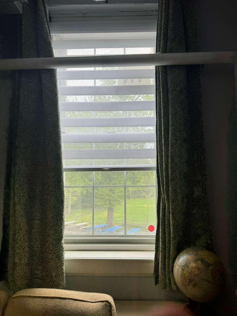 New curtains added to the teacher lounge